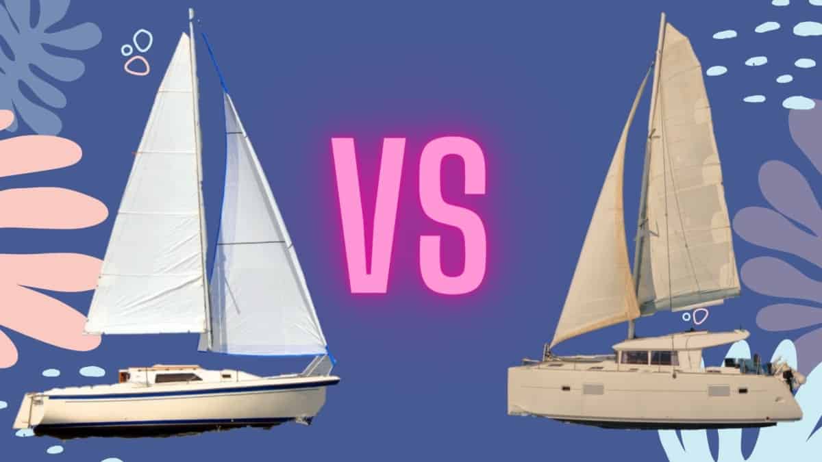 sailing boat vs catamaran