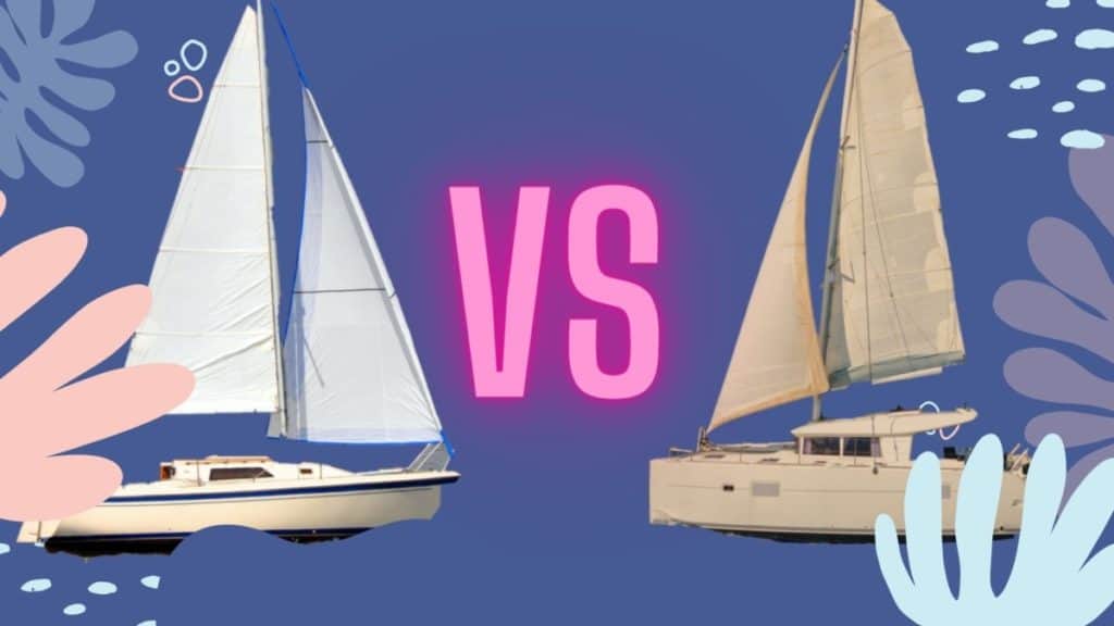 power catamaran vs sailing catamaran
