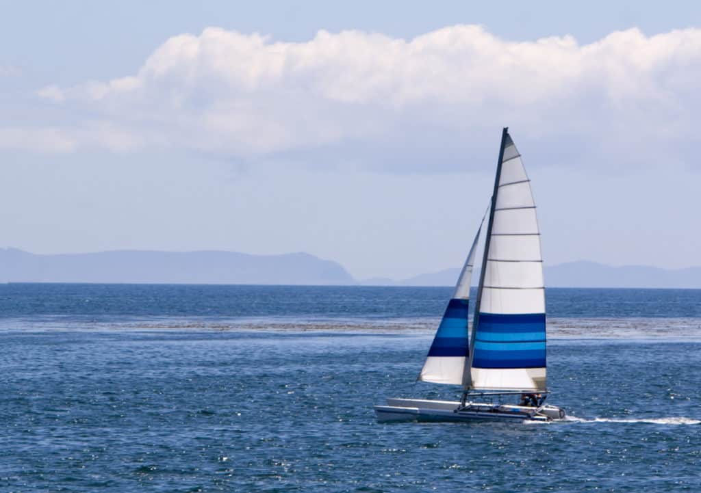 beginner catamaran sailboat