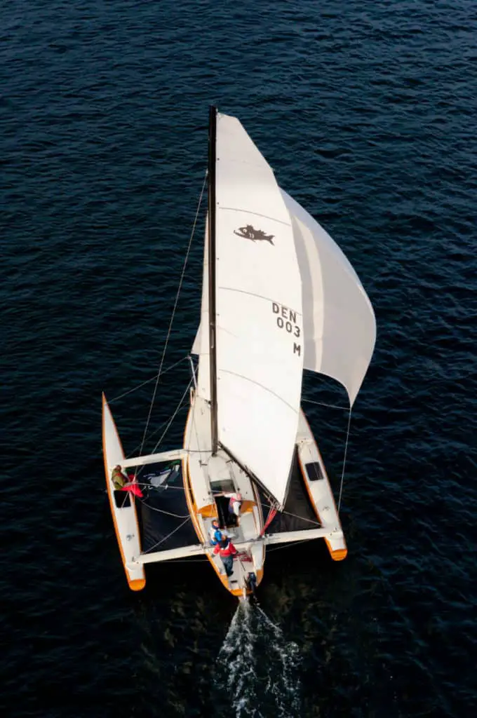 trimaran fishing boat