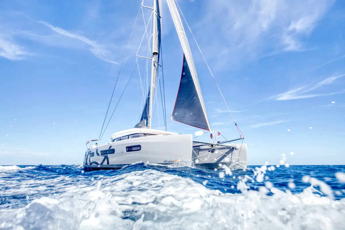 non sail catamaran