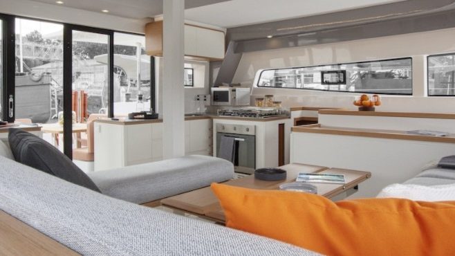 catamarans interior