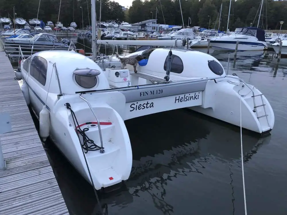 20 ft catamaran speed boat