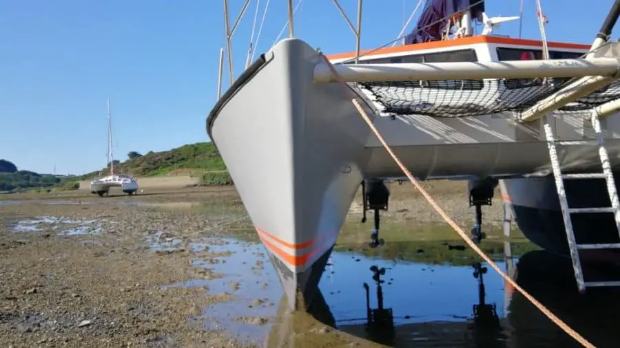 a catamaran vessel