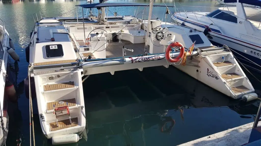 blue water catamaran for sale