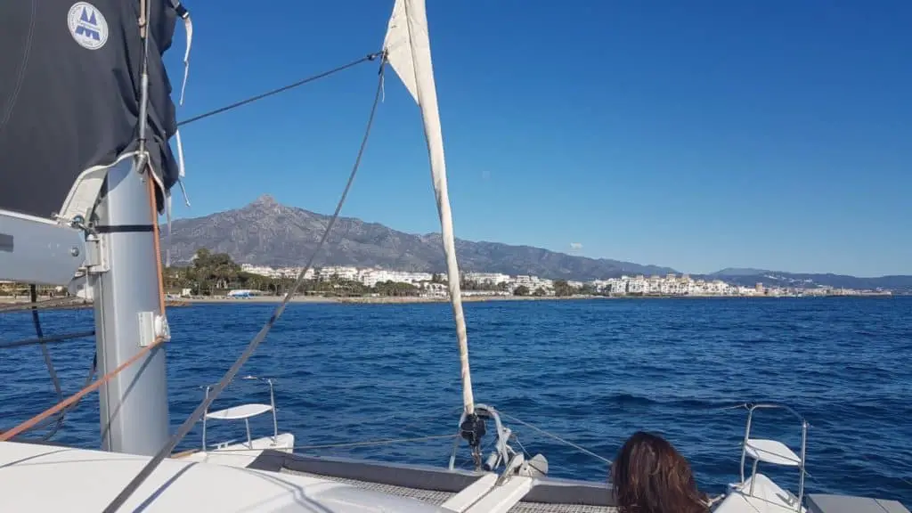 sailing catamaran under 40 feet