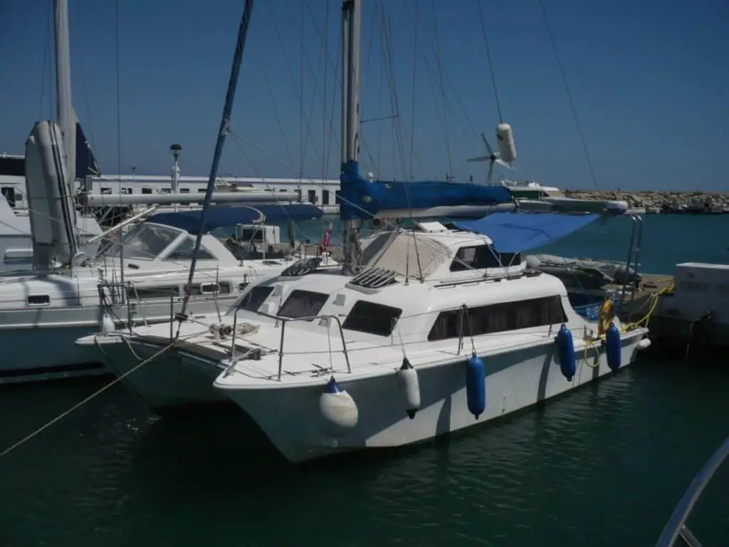 luxury catamaran speed