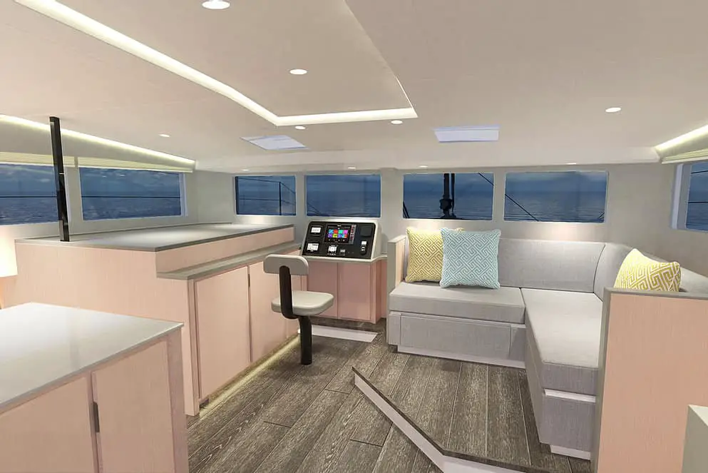 luxury catamaran speed