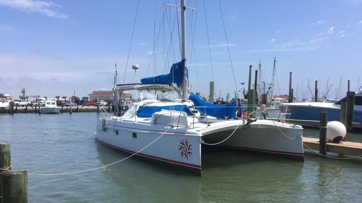 blue water catamaran for sale