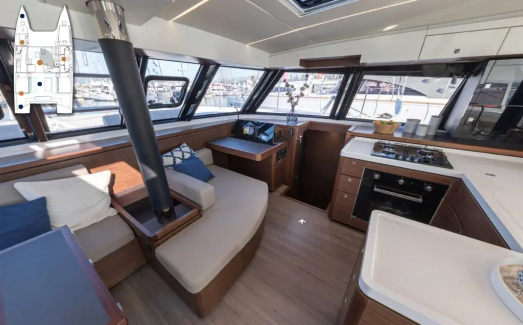 50 foot catamaran interior