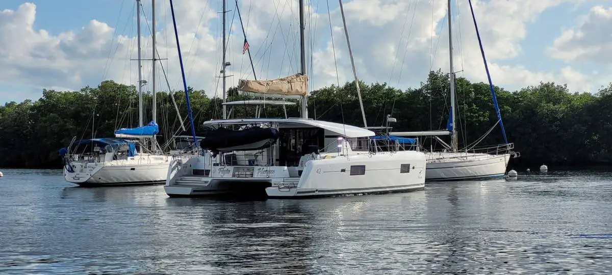 solar panel installation on sailboat